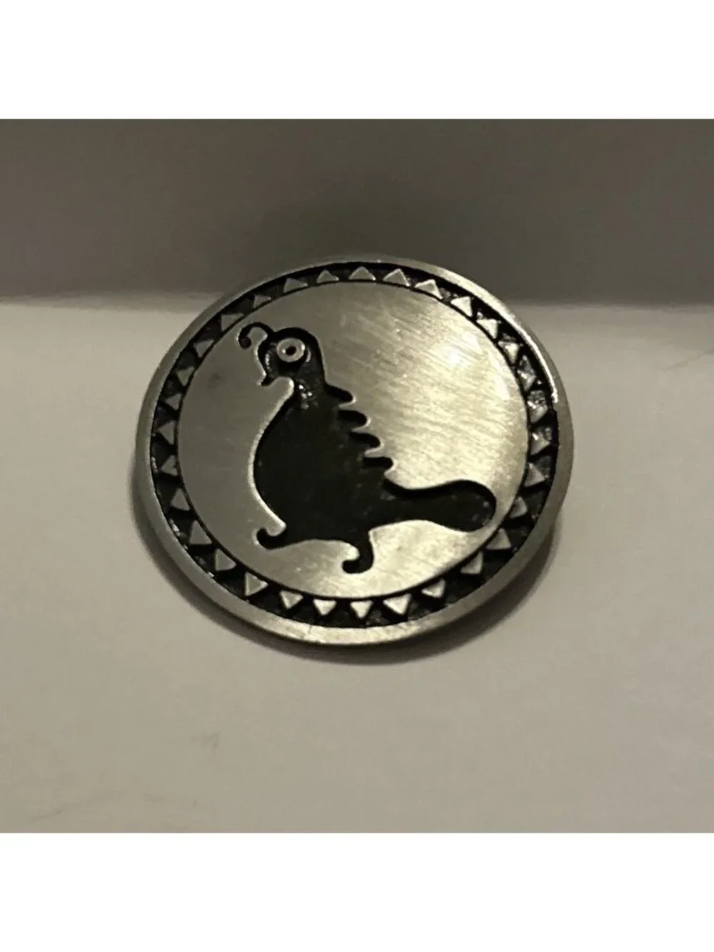 Zuni quail bolo tie Native American Charm Silver & Black Color New